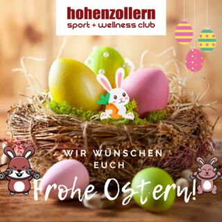 Wir wünschen euch Frohe Ostern 🐣 
Auch über die Feiertage haben wir von 10-16 Uhr geöffnet 😇

#ostern #gym #wellness #sauna #pool #osnabrück #hohenzollernsportundwellnessclub