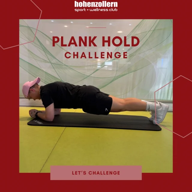 🔥 Member Challenge – Plank Hold 🔥

Wie stark ist dein Core? Finde es bei unserer nächsten Challenge heraus!
Halte so lange wie möglich die Plank-Position und zeig deine Ausdauer.

🧱 Teste deine Stabilität & Willenskraft
⏱️ Jeder Sekundenbruchteil zählt
🏆 Die Top 3 Teilnehmer werden mit einem Überraschungsgewinn belohnt!

👉 Mitmachen kann jeder – egal ob Anfänger oder Profi.
Es zählt nur eins: Durchhalten bis zum Limit!

Melde dich an der Rezeption oder bei einem Trainer an und stell dich der Challenge.
Hold it strong! 🚀