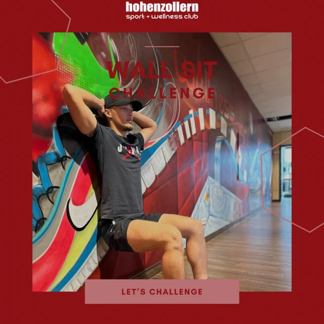 🔥 Member Challenge – Wall Sit 🔥

Wie lange kannst du die Wand halten?
Teste deine Beine und deinen Core in unserer Wall Sit Challenge – so lange wie möglich!

🦵 Stärke deine Oberschenkel & Ausdauer
⏱️ Jede Sekunde zählt
🏆 Die Top 3 Teilnehmer werden mit einem Überraschungsgewinn belohnt!

👉 Jeder kann mitmachen – egal ob Anfänger oder Profi.
Zeig, dass du Durchhaltevermögen hast!

Melde dich an der Rezeption oder bei einem Trainer an.
Lean on it & go! 🚀