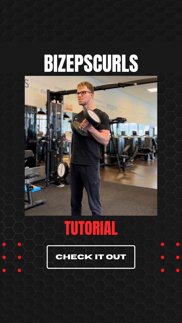 🔥 Definierte Arme & Muskelspannung! 🔥
Bizeps-Curls sind der Klassiker für starke und definierte Oberarme:

👉 Isolieren gezielt den Bizeps
👉 Unterstützen Muskelaufbau und Definition
👉 Verbessern Armkraft und Muskelkontrolle

💡 Tipp:
Halte die Ellenbogen nah am Körper, bewege das Gewicht langsam und konzentriere dich auf die Muskelspannung – weniger Schwung, mehr Wirkung! 🔥