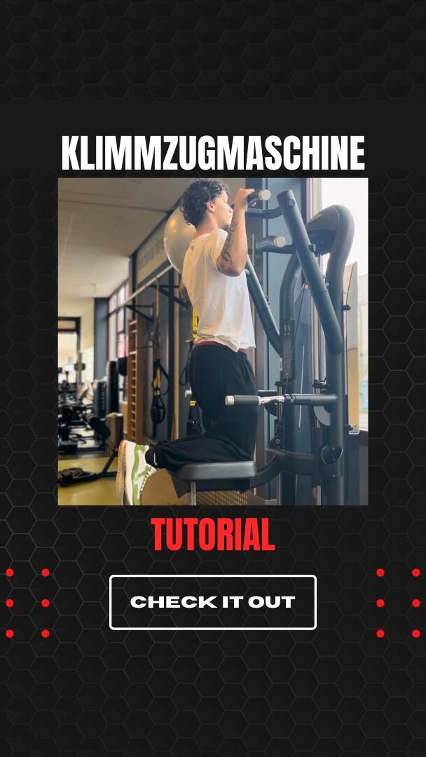 🔥 Starker Rücken & mehr Zugkraft! 🔥
Die Klimmzugmaschine ist perfekt, um Rücken- und Armkraft aufzubauen:

👉 Trainiert Latissimus, Bizeps & obere Rückenmuskulatur
👉 Ideal für Anfänger bis Fortgeschrittene
👉 Unterstützt saubere und kontrollierte Klimmzüge
👉 Perfekt für Muskelaufbau und Kraftentwicklung

💡 Tipp:
Zieh dich langsam nach oben, halte die Spannung im Rücken und arbeite kontrolliert in der Bewegung – nicht mit Schwung! 🔥