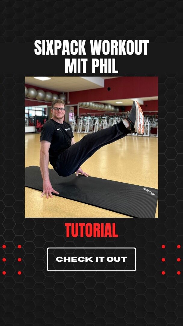 🔥 Sixpack-Workout – Starke Körpermitte! 🔥
Das Sixpack-Training ist perfekt, um deine Bauchmuskulatur gezielt zu stärken und zu formen:

👉 Trainiert die gesamte Core-Muskulatur
👉 Unterstützt Stabilität, Haltung und Kraft im Alltag
👉 Fördert Muskeldefinition im Bauchbereich
👉 Ideal als Ergänzung zu deinem Krafttraining

💡 Tipp:
Achte auf langsame, kontrollierte Bewegungen und halte die Bauchspannung während der gesamten Übung – Qualität vor Geschwindigkeit! 🔥

Mit regelmäßigem Core-Training bringst du deine Körpermitte auf ein neues Level 🚀💪